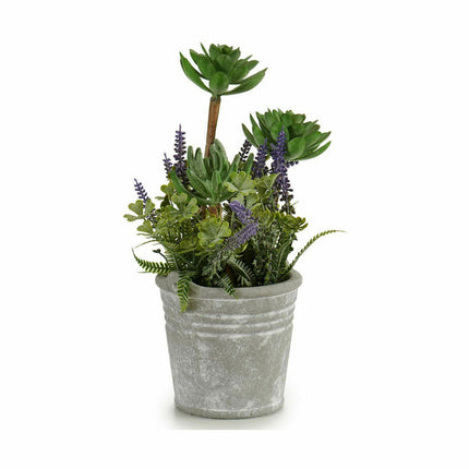 Dekorationspflanze Blumenfeld Kork Kunststoff 10 x 25 x 10 cm (12 Stück)