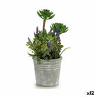Dekorationspflanze Blumenfeld Kork Kunststoff 10 x 25 x 10 cm (12 Stück)