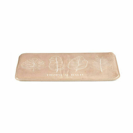 Badematte Tropical Bath Beige 40 x 1,5 x 60 cm (12 Stück)
