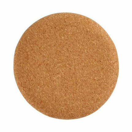 Puff Braun Kork Holz MDF 34 x 39 x 34 cm (2 Stück)