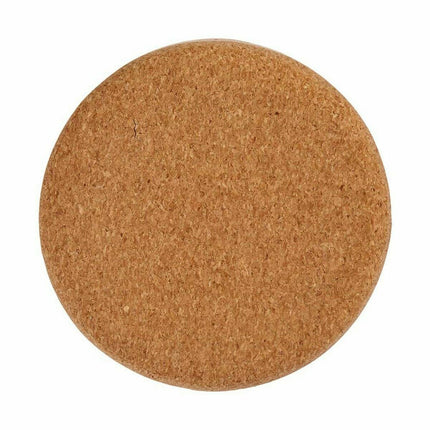 Puff Braun Kork Holz MDF 28 x 28 x 28 cm (4 Stück)