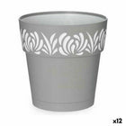 Selbstbewässernder Blumentopf Stefanplast Gaia Grau Kunststoff 19 x 19 x 19 cm (12 Stück)