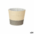 Blumentopf Grau Schnur Kunststoff 19,5 x 16,5 x 19,5 cm (24 Stück)