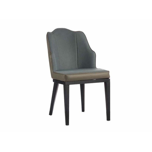 Sessel Muschel Blau Schwarz Grau Stahl 48 x 88 x 60 cm (2 Stück)