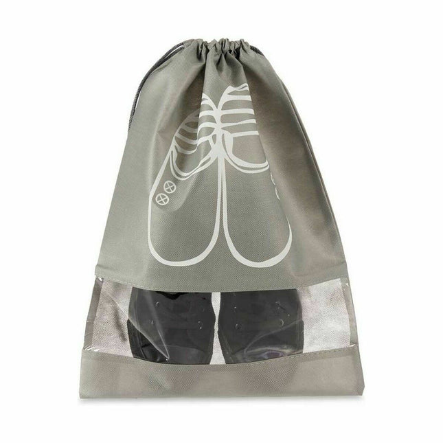 Schuhständer Tasche Grau PVC Stoff 31,5 x 1 x 43 cm (36 Stück)