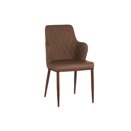 Sessel Rhombusse Braun Schwarz Stahl 53 x 90 x 43 cm (2 Stück)