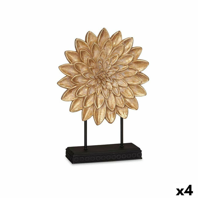 Deko-Figur Mandala Gold 29 x 39 x 10 cm (4 Stück)