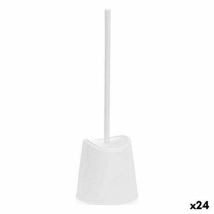 Toilettenbürste 12,5 x 37 x 12,5 cm Weiß Kunststoff (24 Stück)