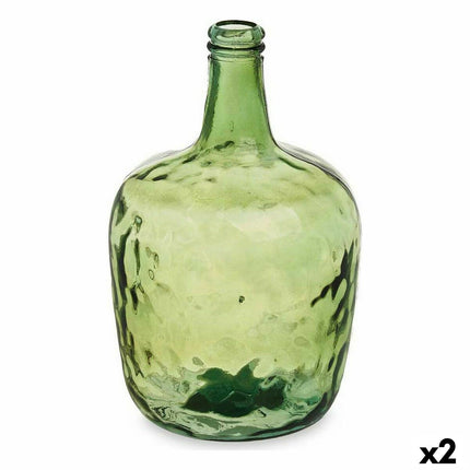 Flasche weich Dekoration grün 22 x 37,5 x 22 cm (2 Stück)