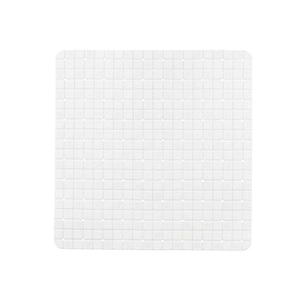 Rutschfeste Duschmatte Bilder Weiß PVC 50,3 x 50,3 x 0,7 cm (6 Stück)
