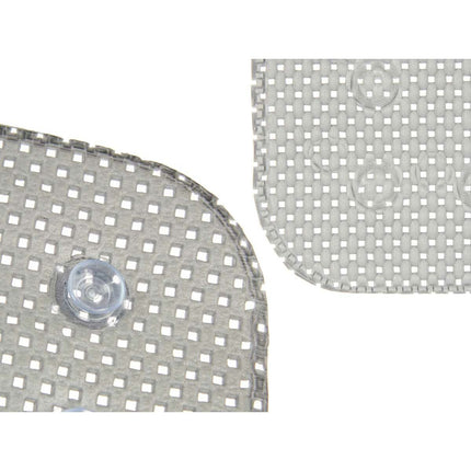 Rutschfeste Duschmatte Grau PVC 69,3 x 40 x 1 cm (6 Stück)