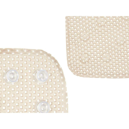 Rutschfeste Duschmatte Beige PVC 69,3 x 40 x 1 cm (6 Stück)