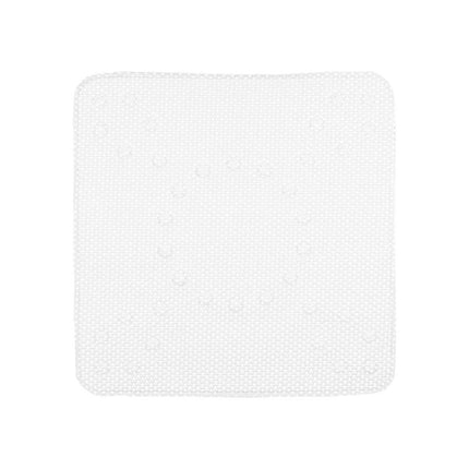 Rutschfeste Duschmatte Weiß PVC 53 x 52,5 x 1 cm (6 Stück)