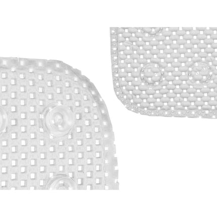 Rutschfeste Duschmatte Grau PVC 53 x 52,5 x 1 cm (6 Stück)