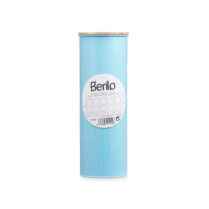 Toilettenbürste Blau Metall Bambus Kunststoff 9,5 X 27 X 9,5 cm (6 Stück)