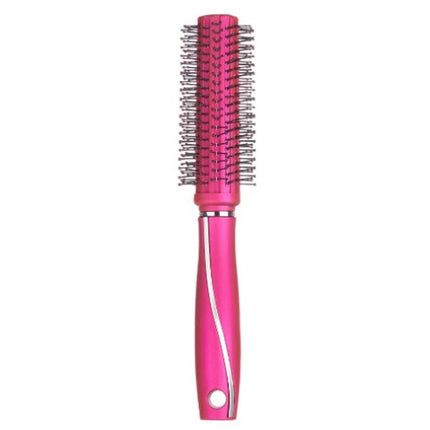 Bürste Gelocktes Haar Pink Silikon Kunststoff (24 Stück)