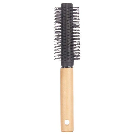 Bürste Gelocktes Haar Braun Schwarz Holz Silikon Kunststoff (24 Stück)