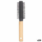 Bürste Gelocktes Haar Braun Schwarz Holz Silikon Kunststoff (24 Stück)