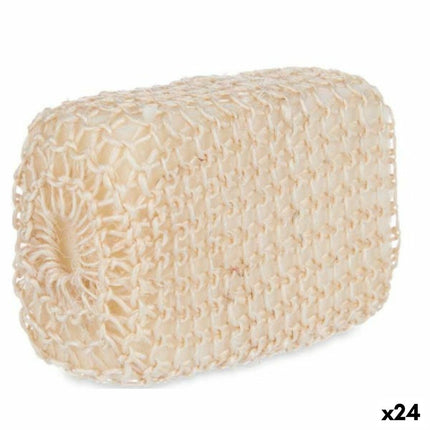 Körperschwamm Weiß Beige 9 x 14 x 6 cm (24 Stück)