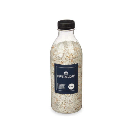 Deko-Steine Marmor Weiß 1,2 kg (12 Stück)