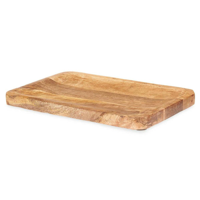 Tischdekoration rechteckig Braun Mango-Holz 30 x 1,5 x 20 cm (12 Stück)