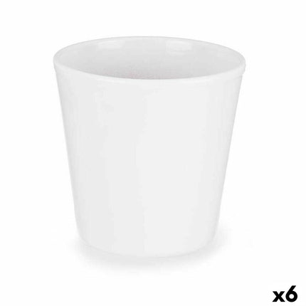 Blumentopf Ø 17 cm Weiß (6 Stück)