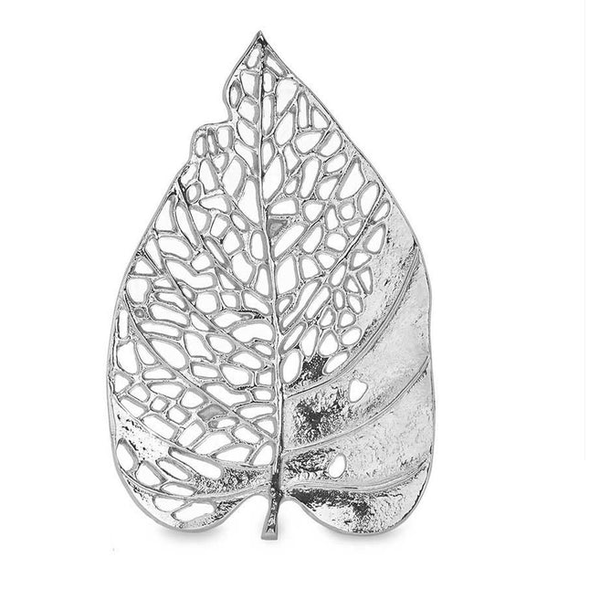 Deko-Figur Laken Silberfarben Metall 31 x 3,7 x 20 cm (6 Stück)