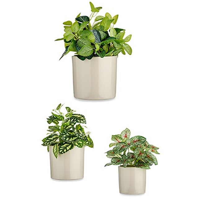 Blumentopfset Ø 14 cm Ø 22 cm Ø 17 cm Zylinder 3 Stücke Grau