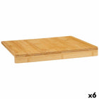 Bambus Küchenbrett Braun Bambus 43 x 4,3 x 33 cm (6 Stück)