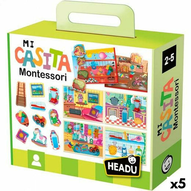 Spiel Kindererziehung HEADU Mi casita Montessori (5 Stück)