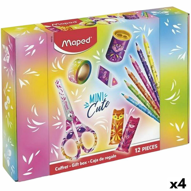 Bastelset Maped Mini Cute Bunt 12 Stücke (4 Stück)