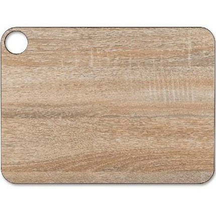 Schneidebrett Arcos 37,7 x 27,7 cm Braun Harz Faser (3 Stück)