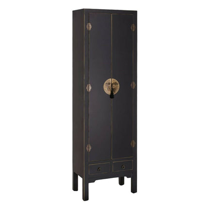 Schrank ORIENTE 55 x 33 x 185 cm Schwarz