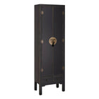 Schrank ORIENTE 55 x 33 x 185 cm Schwarz