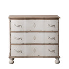 Kommode 90 x 48 x 82 cm natürlich Weiß Tannenholz