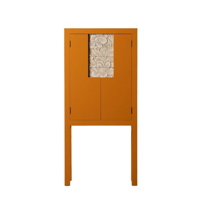 Schrank ORIENTAL CHIC 60 x 30 x 130 cm Orange Holz MDF DMF