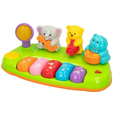 Interaktives Klavier für Babys Winfun tiere 26,5 x 10,4 x 14,8 cm (6 Stück)