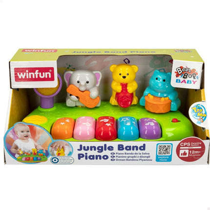 Interaktives Klavier für Babys Winfun tiere 26,5 x 10,4 x 14,8 cm (6 Stück)