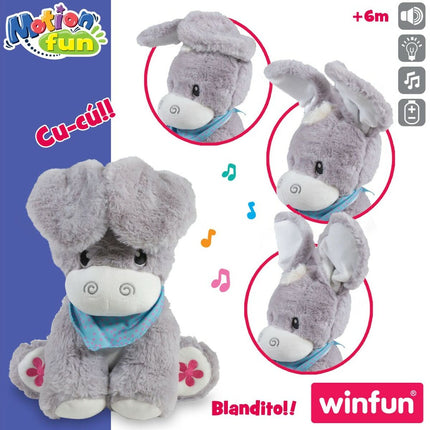 Baby-Spielzeug Winfun PEEKABOO Esel 22 x 35 x 19,5 cm (2 Stück)