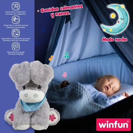 Baby-Spielzeug Winfun PEEKABOO Esel 22 x 35 x 19,5 cm (2 Stück)