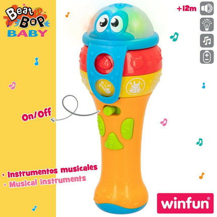Spielzeugmikrofon Winfun 7,5 x 19 x 7,8 cm (6 Stück)