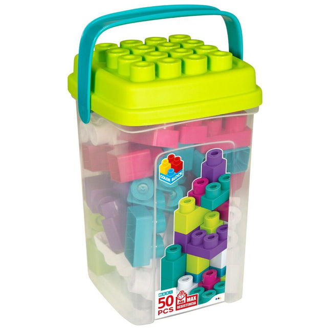 Konstruktionsspiel Color Block Trendy Würfel 50 Stücke (6 Stück)