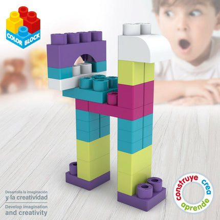 Konstruktionsspiel Color Block Trendy Würfel 50 Stücke (6 Stück)