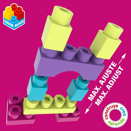 Konstruktionsspiel Color Block Trendy 80 Stücke (4 Stück)