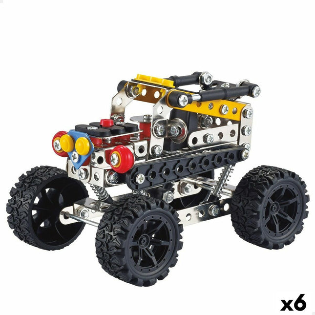 Konstruktionsspiel Colorbaby Smart Theory Mecano Monster Car Auto 201 Stücke (6 Stück)