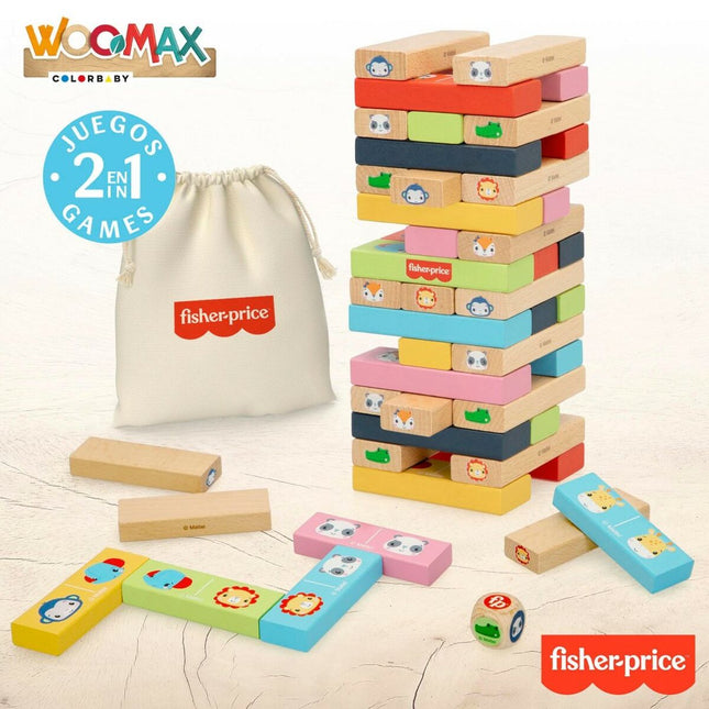 Geschicklichkeitsspiel Fisher Price tiere 49 Stücke (6 Stück)