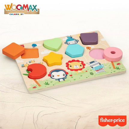 Lernspiel Fisher Price Formen + 12 Monate (6 Stück)
