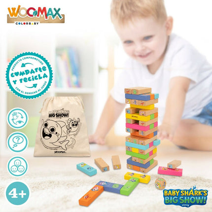 Konstruktionsspiel Baby Shark 51 Stücke (6 Stück)