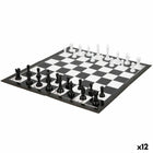 Schach- und Dame-Brett Colorbaby Kunststoff (12 Stück)