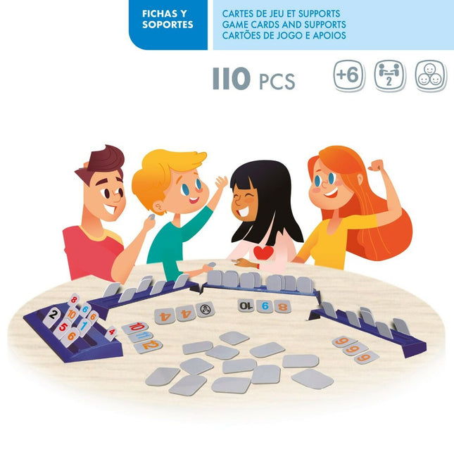 Tischspiel Colorbaby Rummigame 26 x 3 x 10 cm (6 Stück)